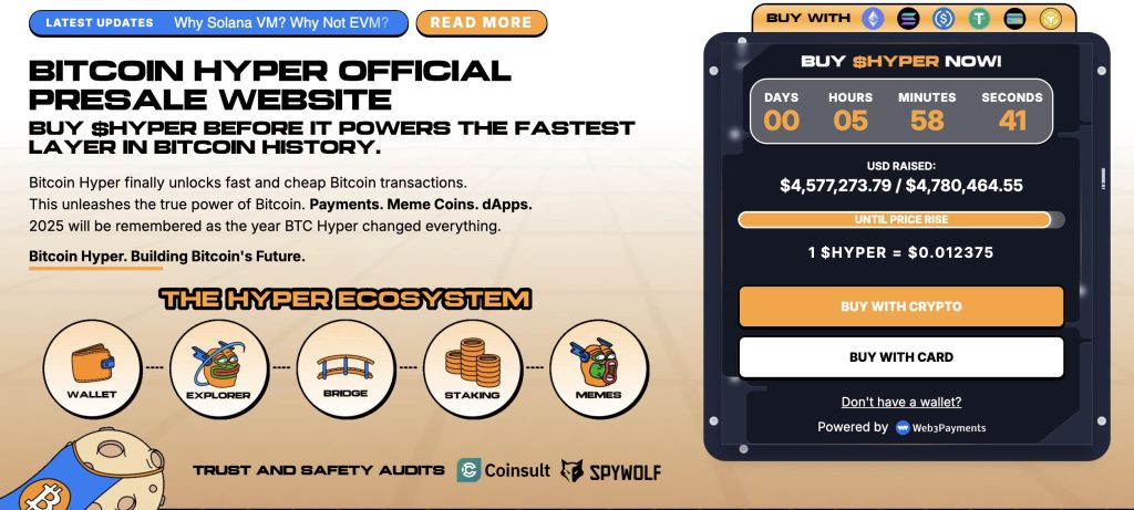 bitcoin hyper presale