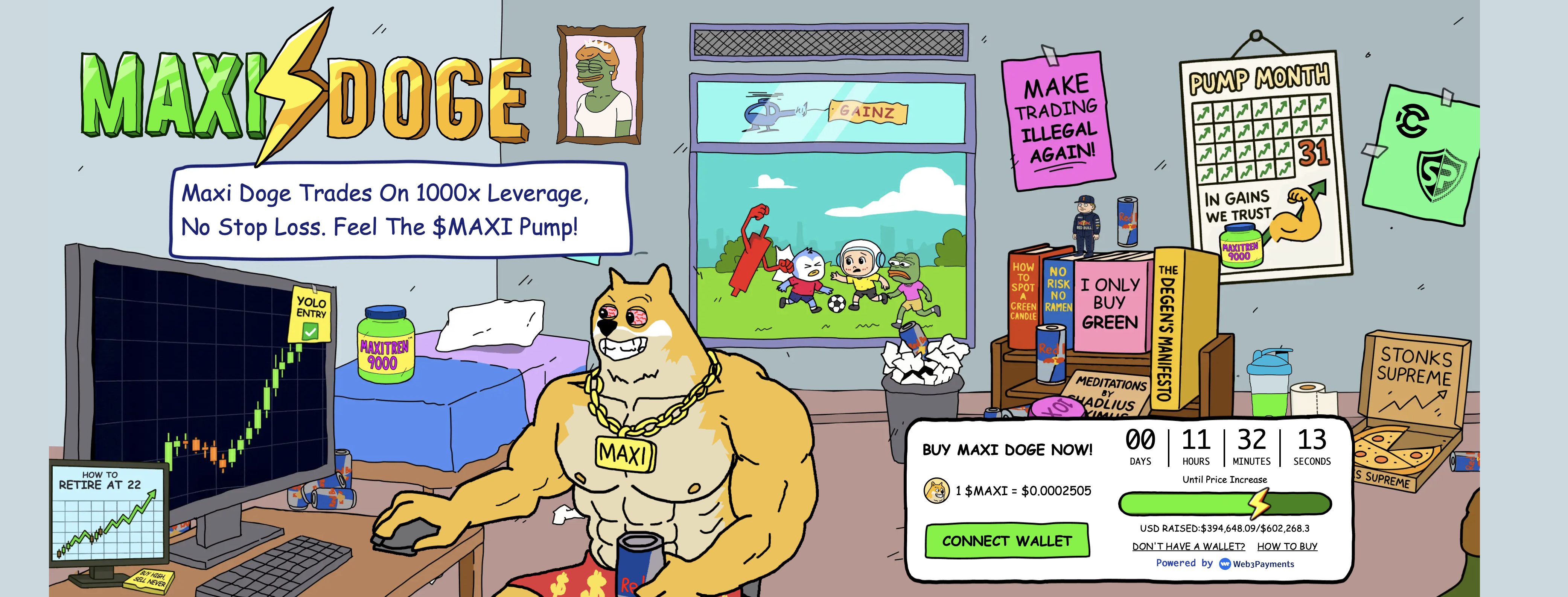 Maxi Doge website.