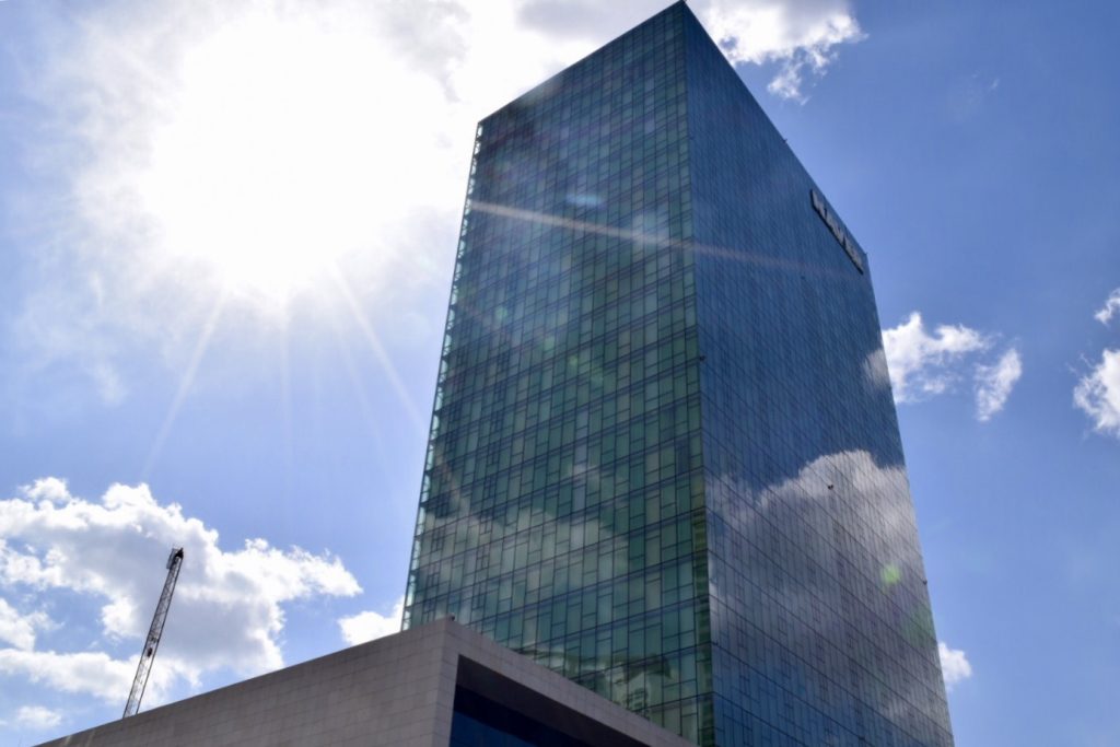 The headquarters of the South Korean tech giant Naver.