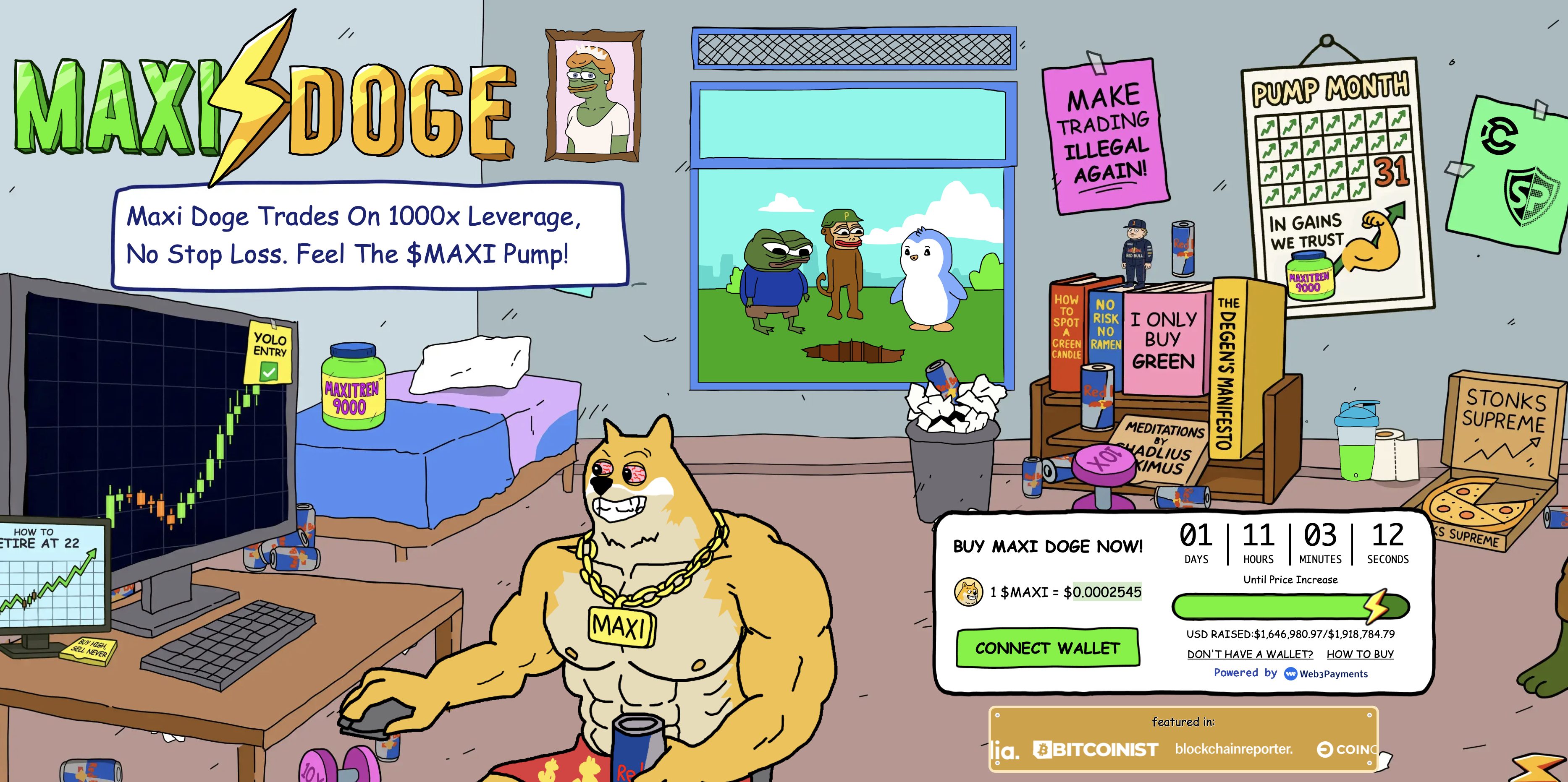 Maxi Doge website.
