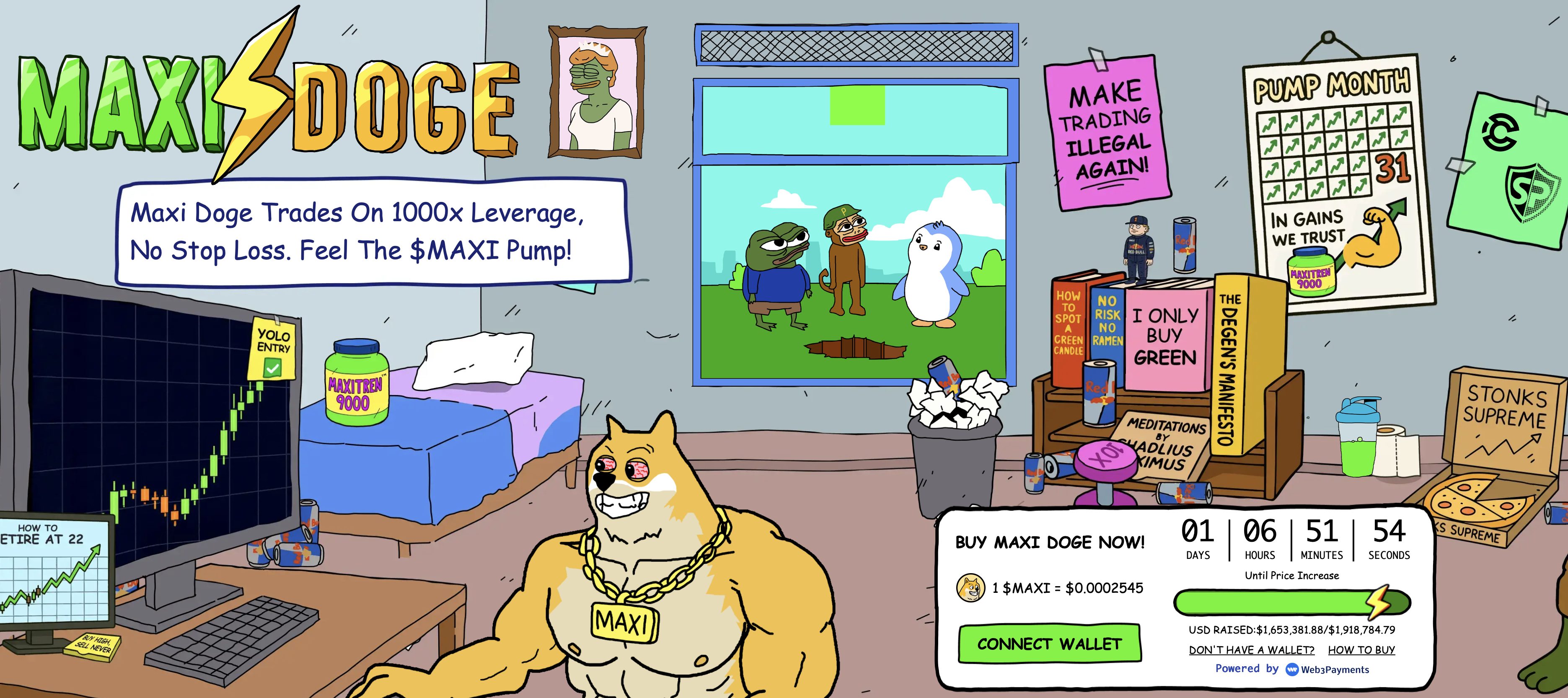 Maxi Doge - next 100x crypto to buy.