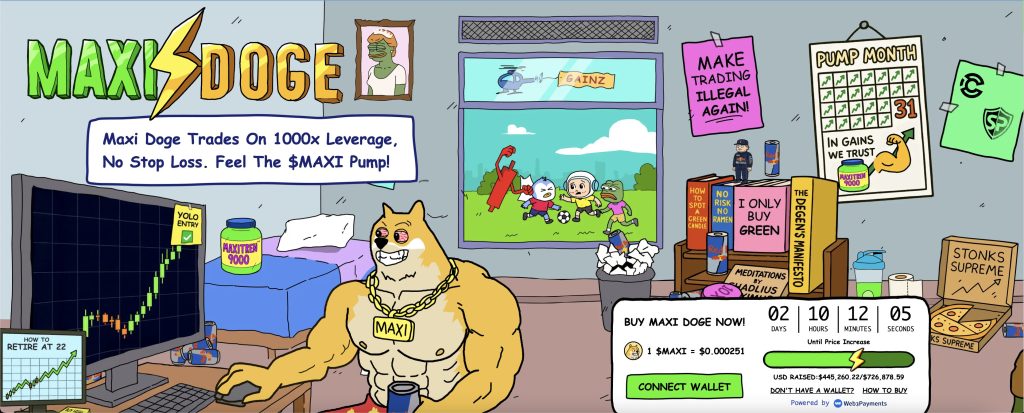 maxi doge crypto presale