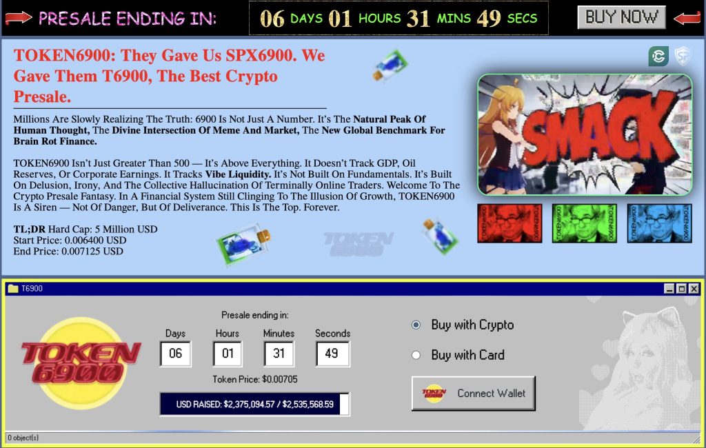 t6900 crypto presale