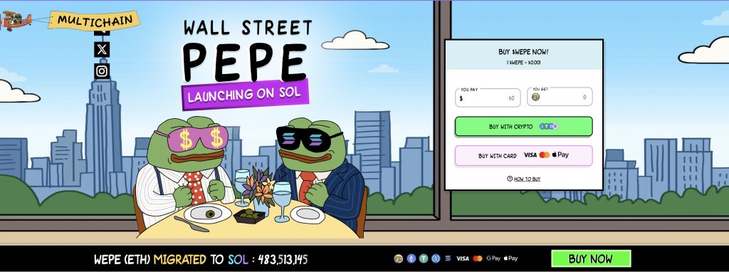wall street pepe crypto presale
