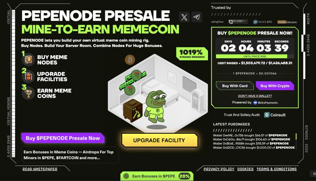 pepenode crypto presale