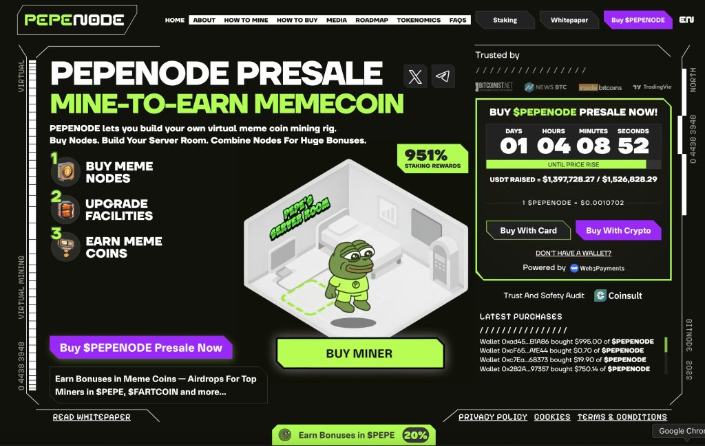 pepenode crypto presale