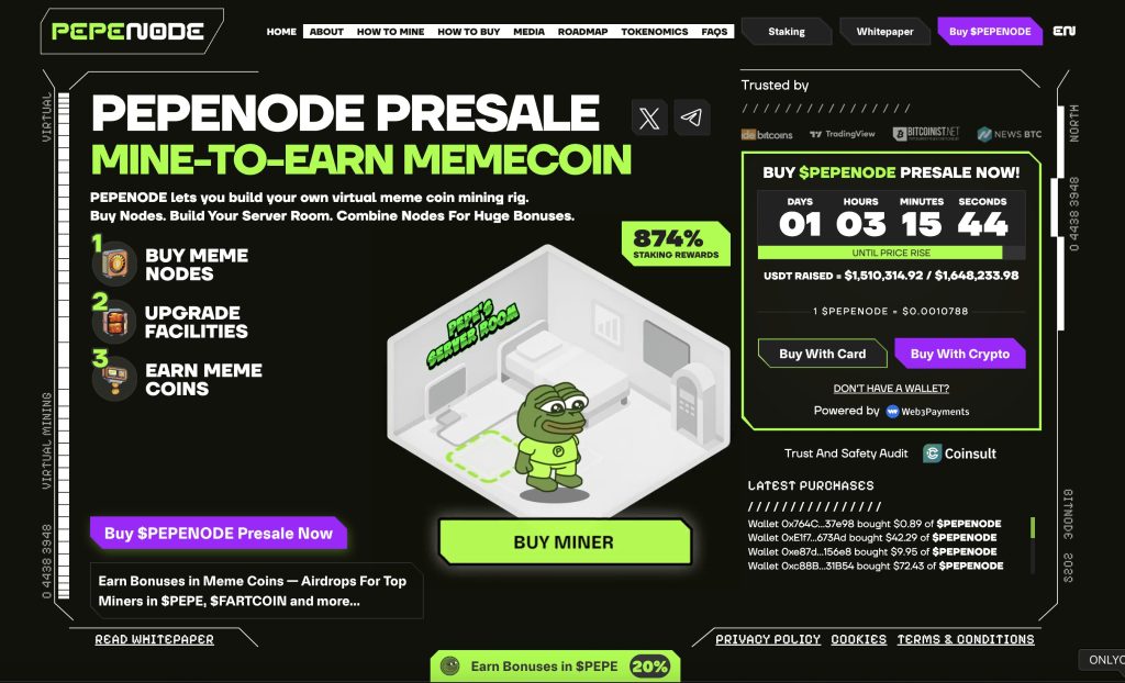 pepenode crypto presale