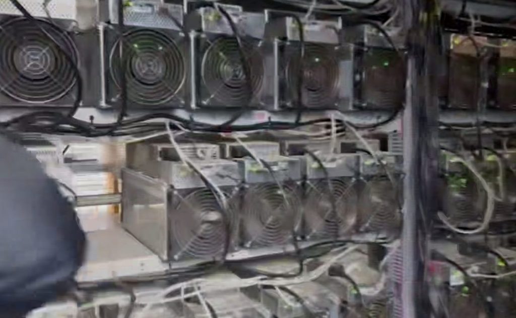 Russian law enforcement officers find thousands of crypto mining rigs during a raid.