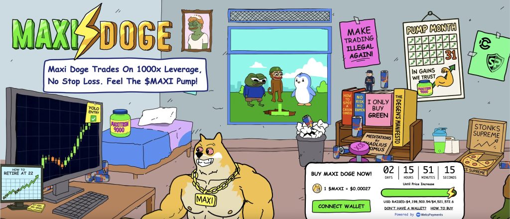 maxi doge crypto presale