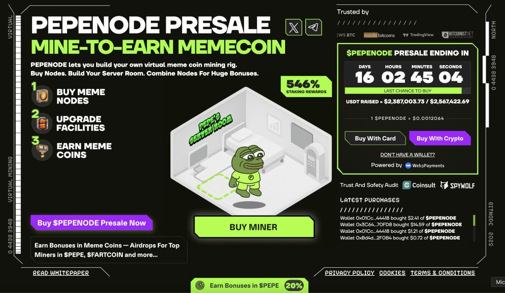 pepenode crypto presale