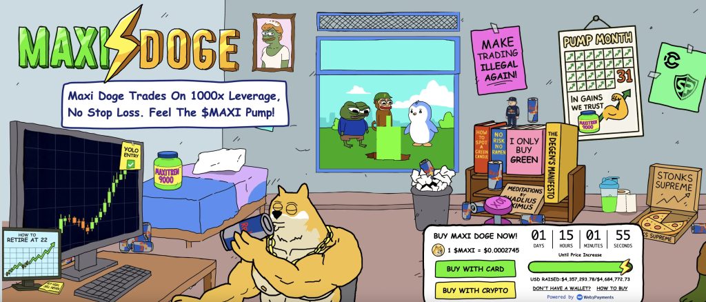 maxi doge crypto presale