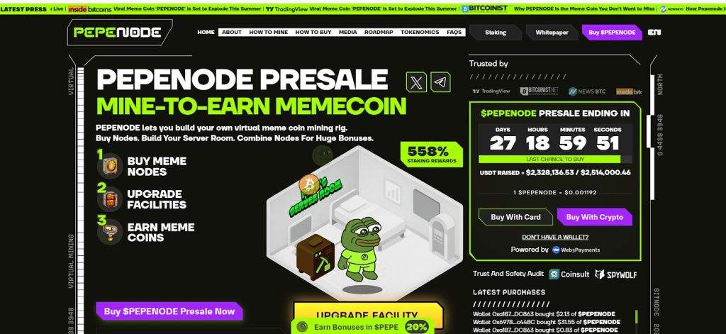 Bitcoin Price Prediction - pepenode banner