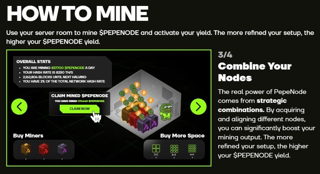 How to mine using Pepe Node