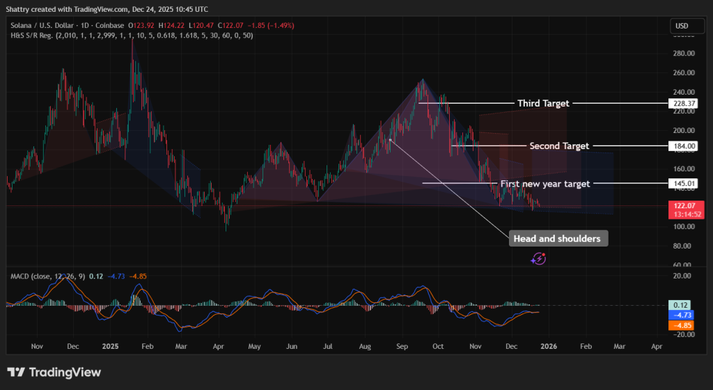 Best Crypto To Buy This Christmas - Solana Price Chart