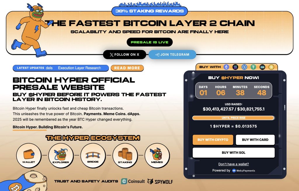 bitcoin hyper crypto presale