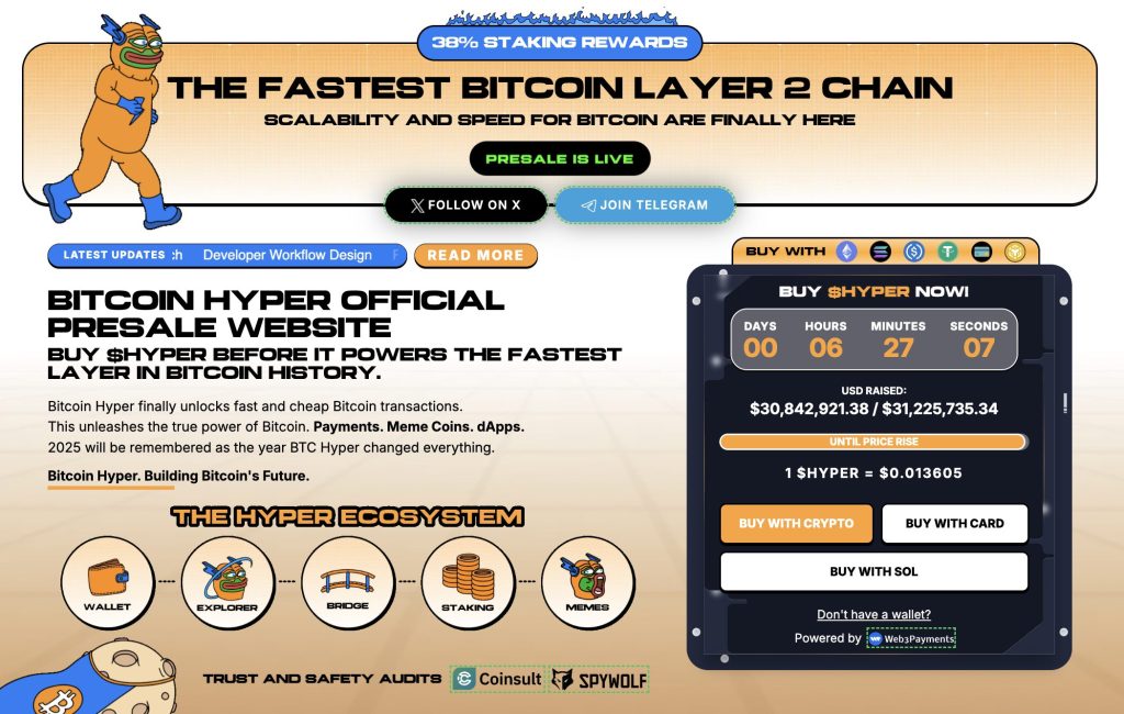 bitcoin hyper crypto presale