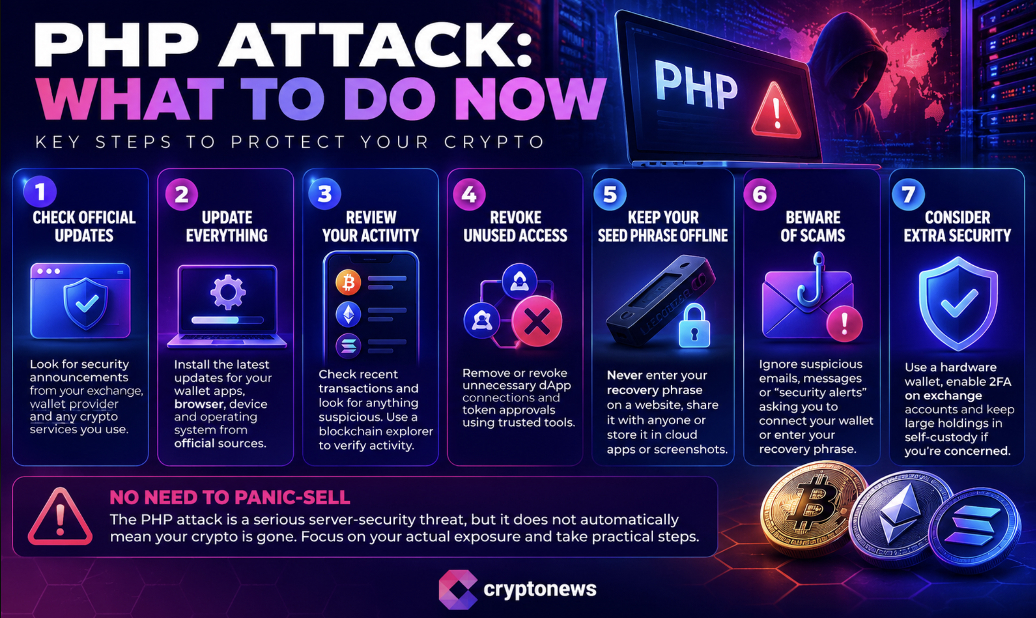 PHP Attack Threatens Crypto Safety: Should You Cash Out or Pull Funds From Exchanges?